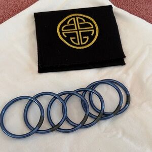 Budha Girl Marine blue all weather bangles